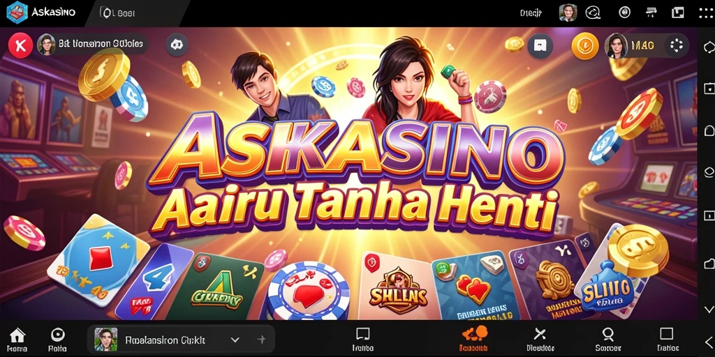 Tampilan gameplay menegangkan dalam ASKASINO dengan aksi yang mendebarkan.