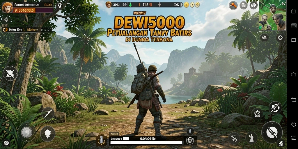 Gameplay DEWI5000 yang menggugah selera dengan dunia yang luas dan detail.
