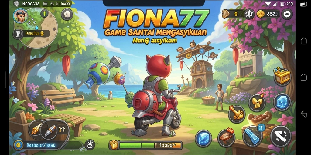 Menampilkan gameplay santai dan menarik dari FIONA77.