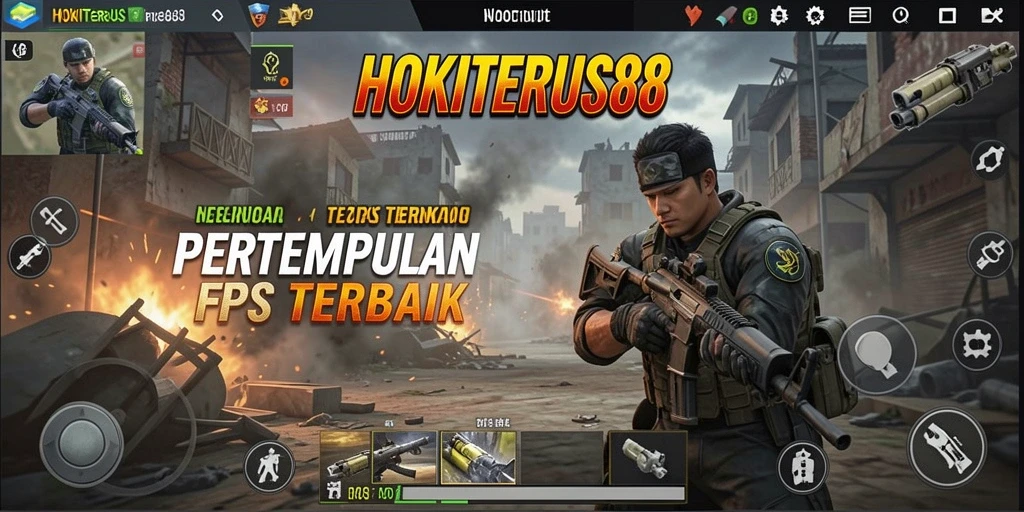 Tampilan gameplay HOKITERUS88 yang menegangkan dan penuh aksi.