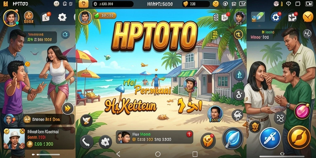 Tampilan gameplay seru HPTOTO yang penuh warna dan tantangan.