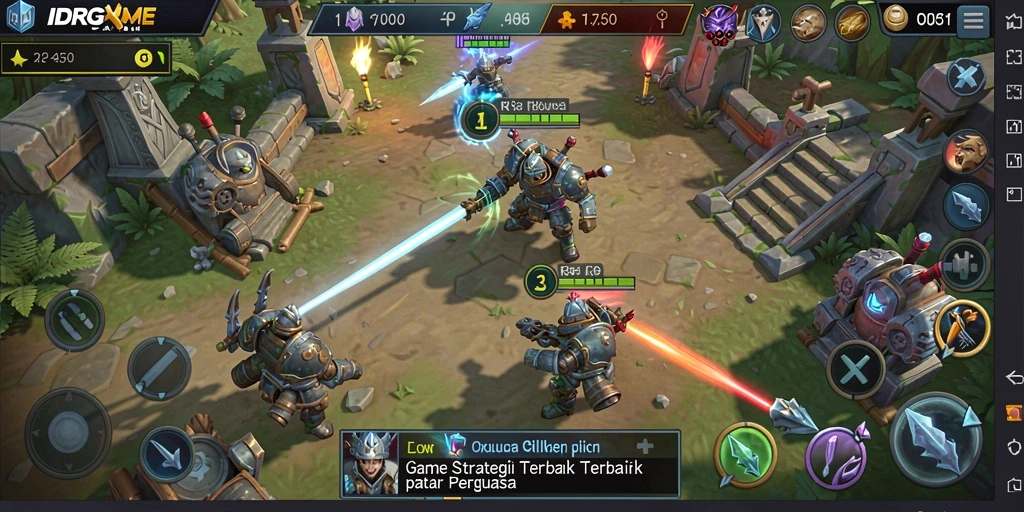 Tampilan gameplay IDRGAME yang menarik dan penuh strategi.