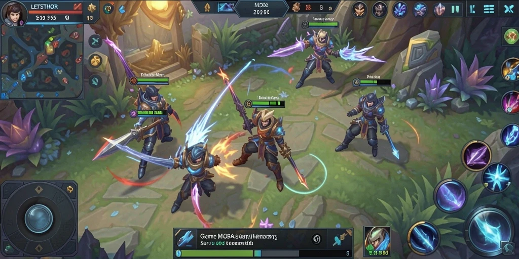 Gameplay seru dari LETSTHOR dalam pertandingan MOBA yang menegangkan.
