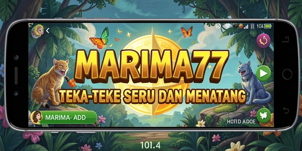 Tampilan gameplay MARIMA77 menampilkan suasana teka-teki yang menantang dan menarik.