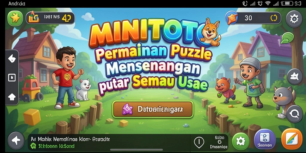 Screenshot gameplay MINITOTO menampilkan teka-teki yang menarik dan menantang.