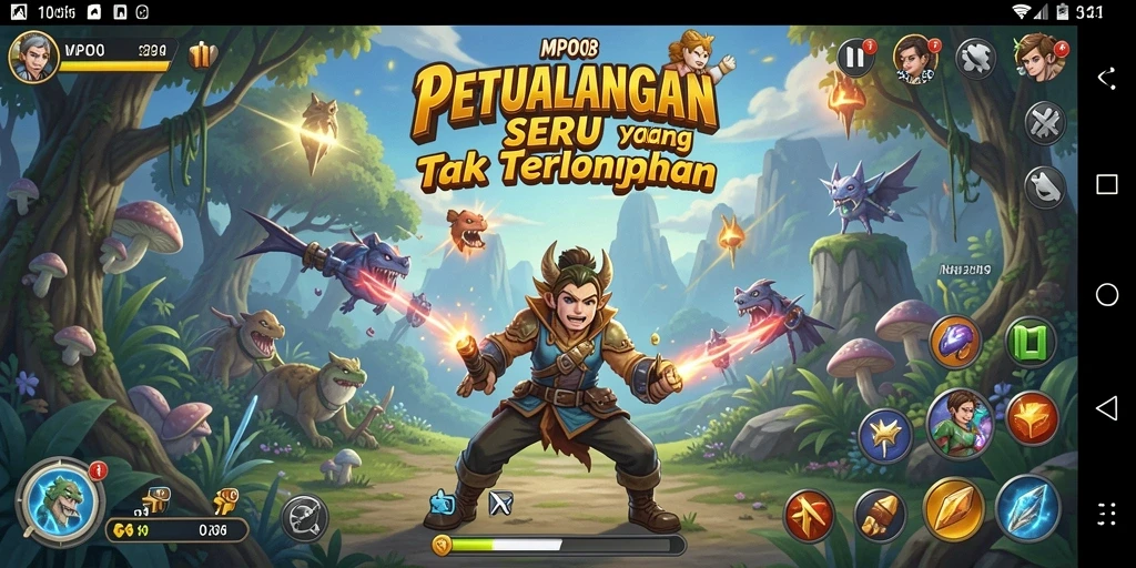 Screenshot MPO08 menampilkan gameplay yang seru dalam dunia petualangan.
