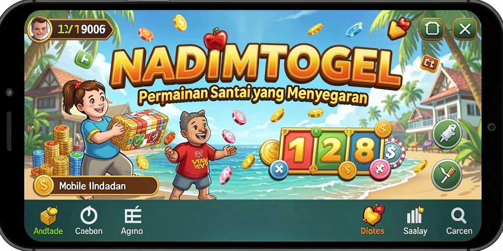 Tampilan aktivitas seru dalam gameplay NADIMTOGEL.