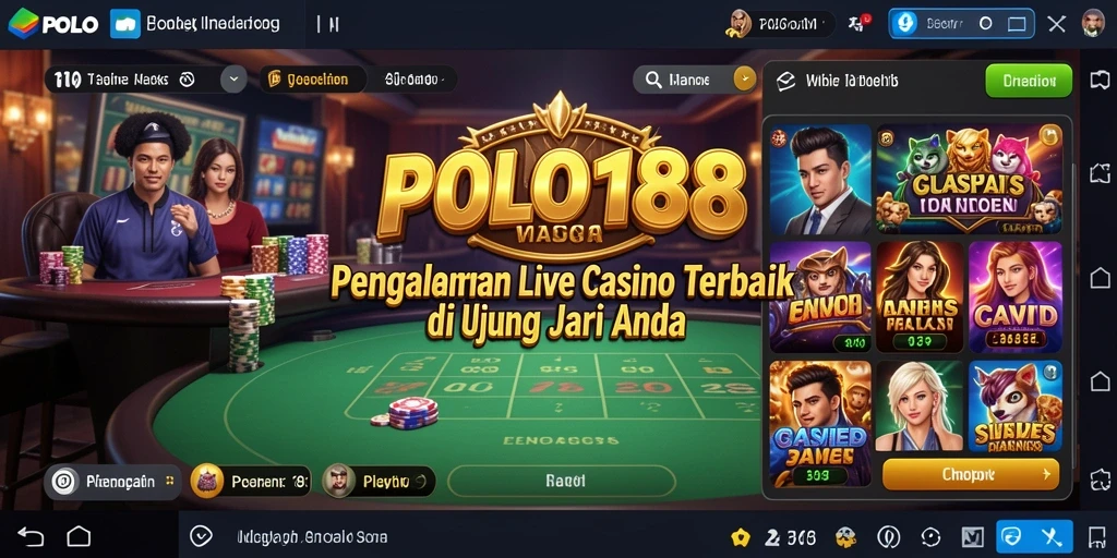 Gameplay Live Casino yang mendebarkan di POLO188.
