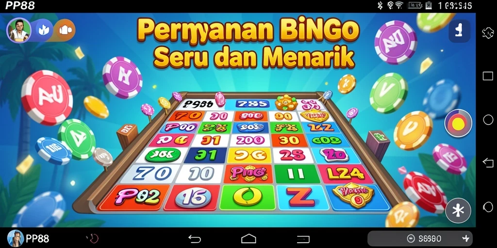 Tampilan menarik dari gameplay Bingo di PP88.