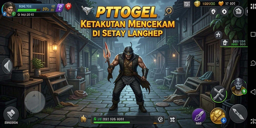 Tampilan gameplay mencekam di dunia horor PTTOGEL.