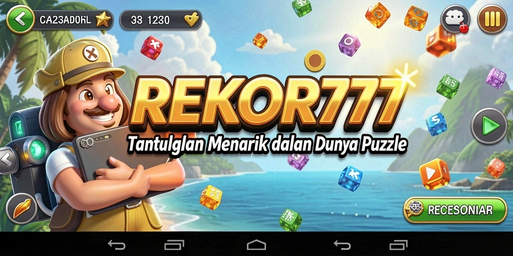 Tampilan gameplay menarik dari REKOR777 dengan tantangan Puzzle yang seru.