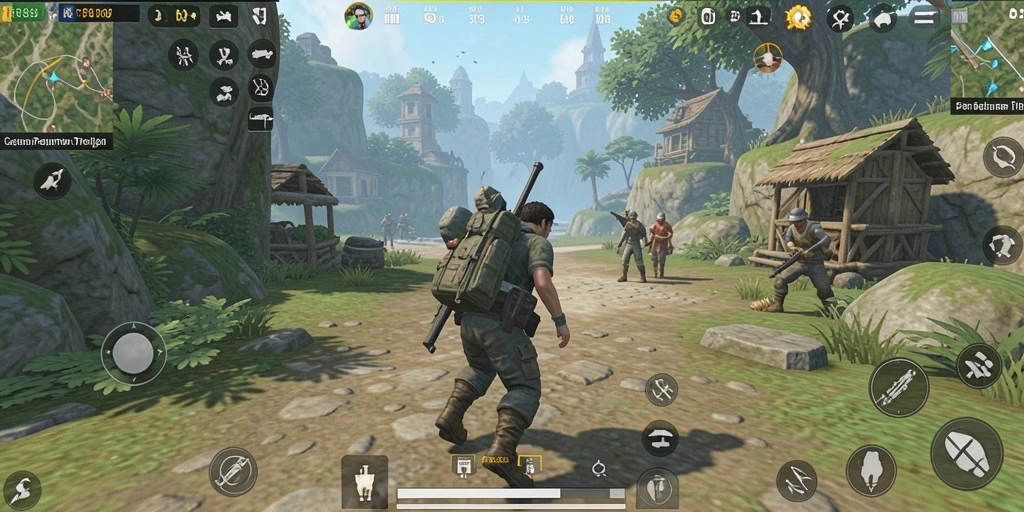 Tampilan gameplay menegangkan dari RR89 dalam pertempuran TPS.