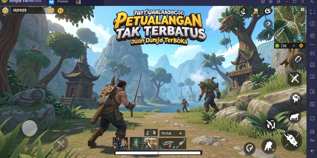 Gameplay seru dalam dunia terbuka yang luas dan dinamis.