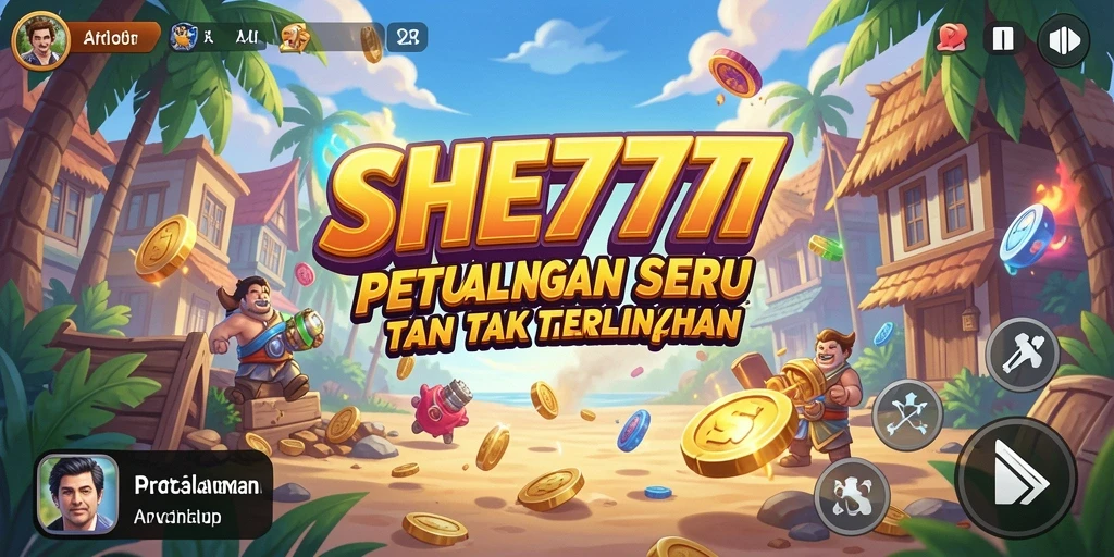 Screenshot dari gameplay SHE777 menampilkan aksi seru di dunia Arcade.