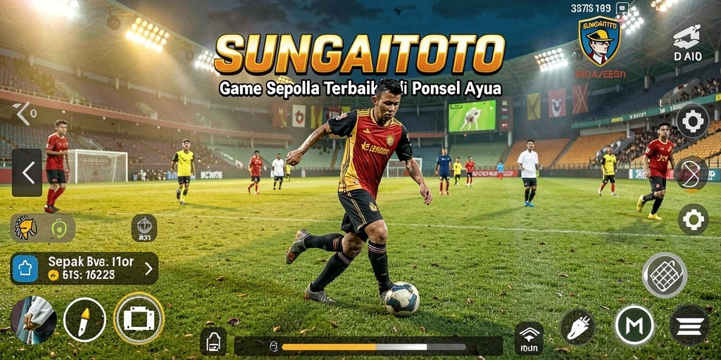 Tampilan menakjubkan dari gameplay sepak bola SUNGAITOTO.