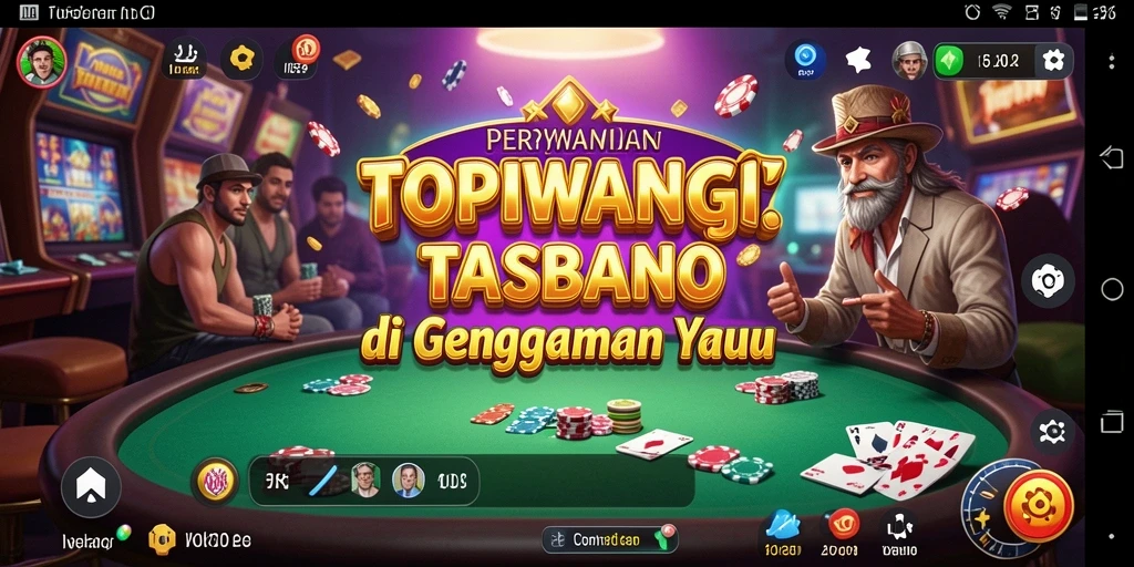 Gameplay menarik dari TOPIWANGI yang menampilkan suasana Kasino.