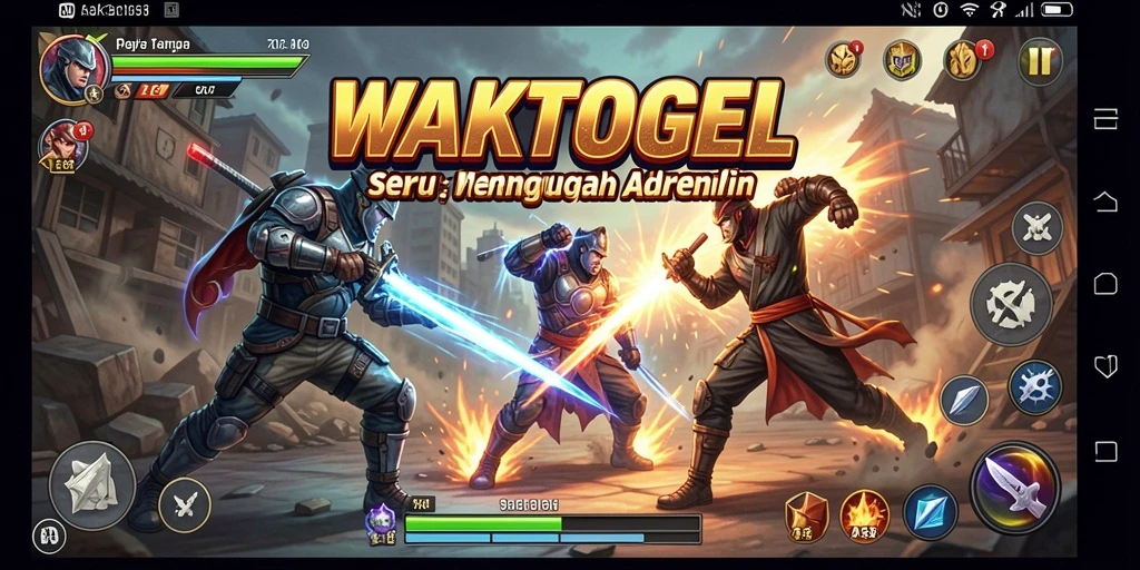 Tampilan permainan WAKTOGEL yang penuh aksi dan grafis menawan.