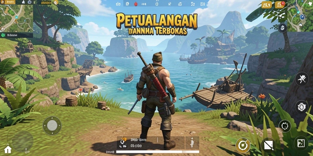 Tangkapan layar menunjukkan gameplay dinamis ZK9 di dunia terbuka.